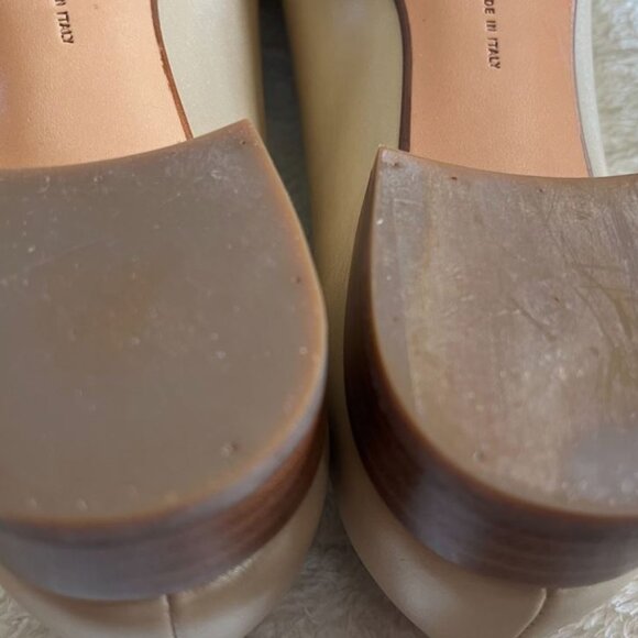 Brand New Salvatore Ferragamo liceo Women sz 5.5 b Tan Deserto Calf shoes - Picture 9 of 9